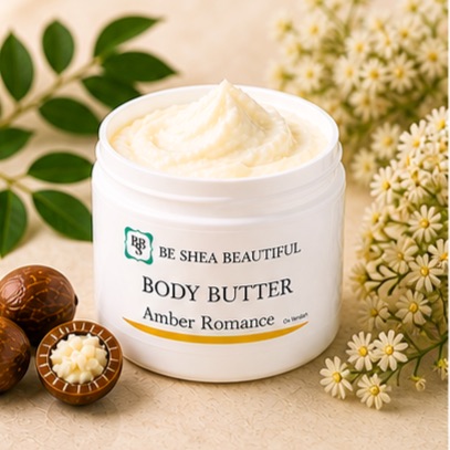 Amber Romance our version handmade body butter in Detroit MI
