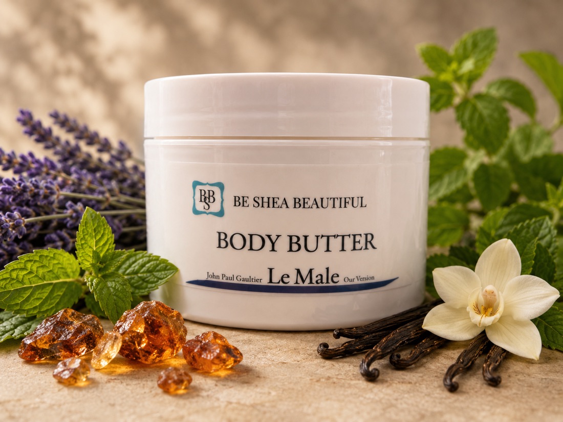 Le Male handmade body butter in Oak Park MI
